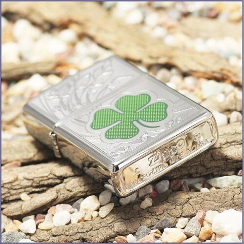 Зажигалка 250 Zippo Four Leaf Clover Thumbprint 24699