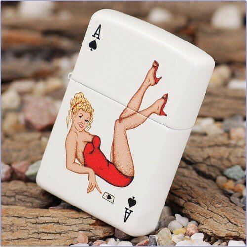 Зажигалка 214 Zippo Lady Ace 24815