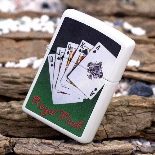 Зажигалка 214 Zippo Royal Flush 28038