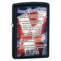 Зажигалка 218 Zippo Military Wifes Prayer 28315