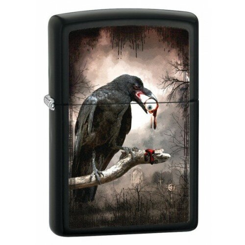 Зажигалка 21064 Zippo Goth-Raven Eyeball 28319