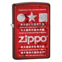 Зажигалка 28339 Zippo Candy Apple Red with Logo 28342