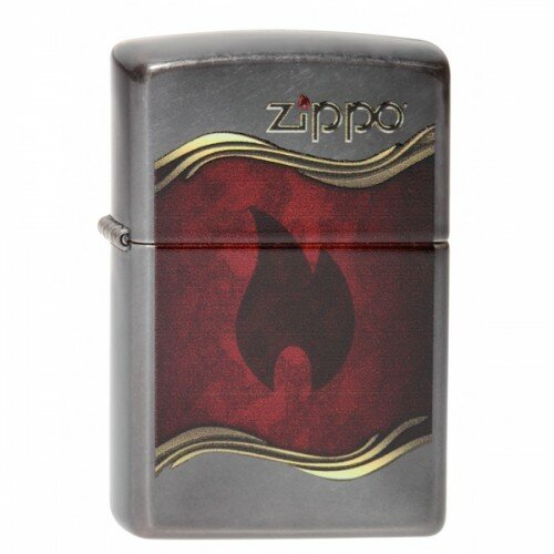 Зажигалка Zippo Gray Dusk Flame 28378.120