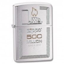 Зажигалка Zippo 500 Million Limited ED Satin Chrome 28412