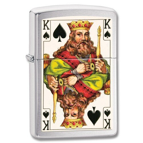 Зажигалка Zippo King Brushed Chrome 28489
