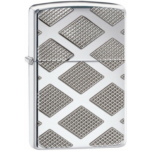 Зажигалка Zippo Armor™ Carved Chrome Diamond 28637