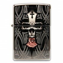 Зажигалка 250 Zippo Skull Cross 28874