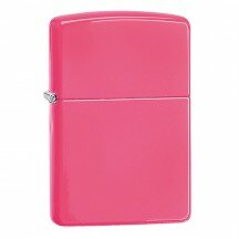 Зажигалка Zippo Reg Neon Pink Lighter 28886