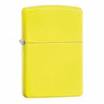 Зажигалка Zippo Reg Neon Yellow Lighter 28887