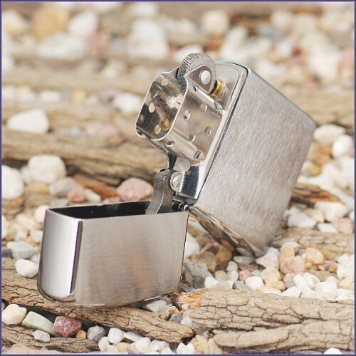 Зажигалка Zippo Brushed Chrome Armor 162