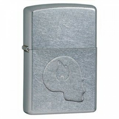Зажигалка 207 Zippo Skull & Flame 24362