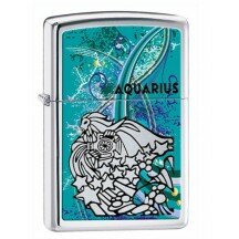 Зажигалка 250 Zippo Zodiac Aquarius 24929