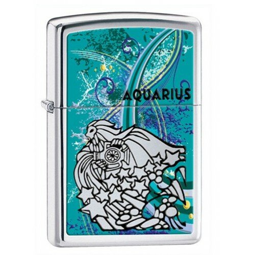 Зажигалка 250 Zippo Zodiac Aquarius 24929