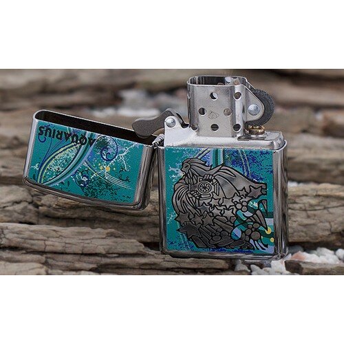 Зажигалка 250 Zippo Zodiac Aquarius 24929