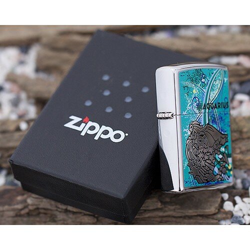 Зажигалка 250 Zippo Zodiac Aquarius 24929