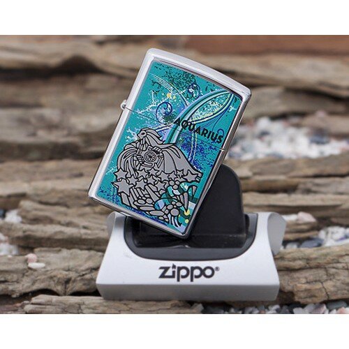 Зажигалка 250 Zippo Zodiac Aquarius 24929