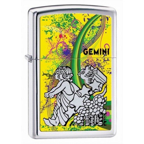 Зажигалка 250 Zippo Zodiac Gemini 24933