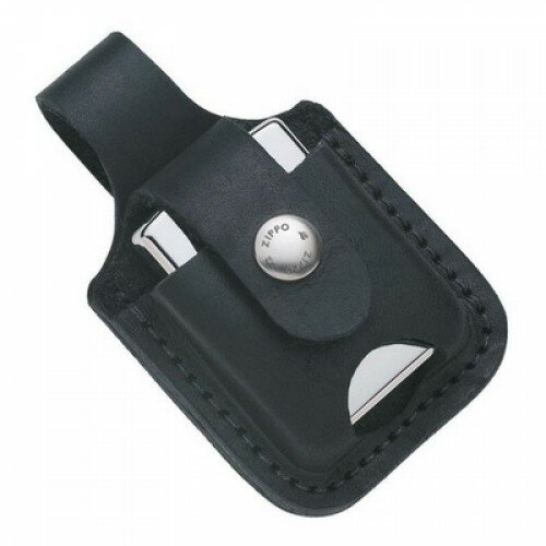 Чехол Zippo LPТBK черный с петелькой.